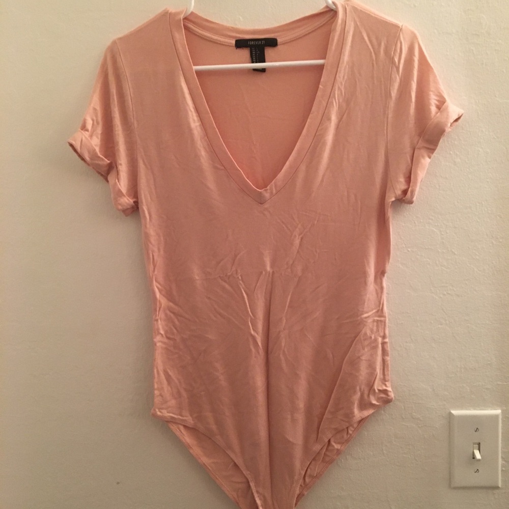 Forever 21 Short Sleeve Bodysuit T-Shirt